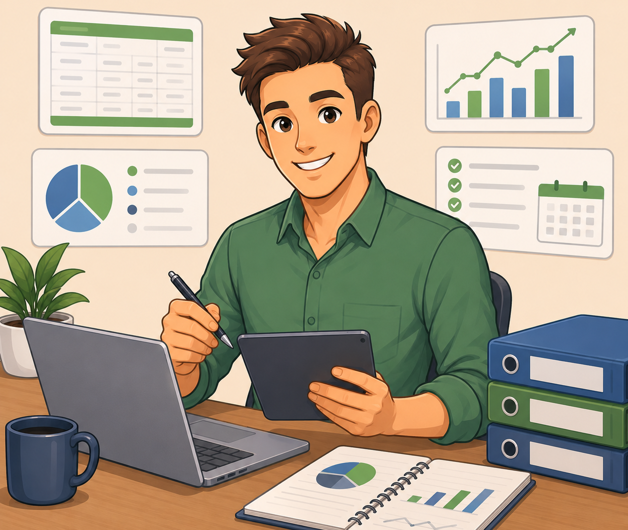 Jake, accounts manager supporting client accounts and business operations at Nerds2U.