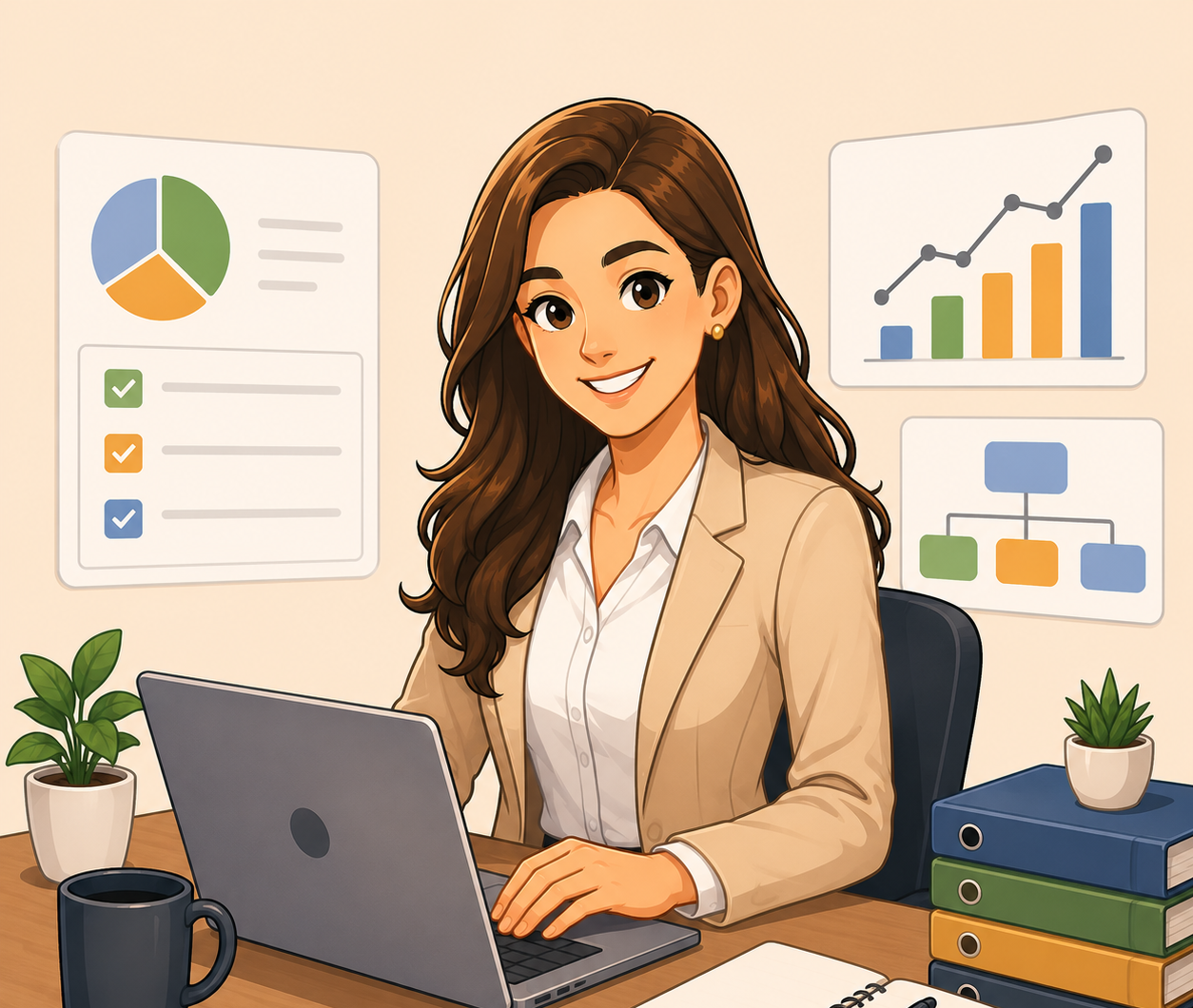 Rebecca, operations manager ensuring smooth delivery of professional web design services.